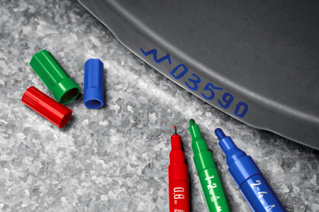 ЗУБР МК-80 синий, 0.8 мм маркер-краска (06324-7)