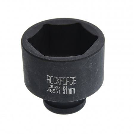 Головка торцевая 51мм 3/4" 6-гранная ударная L=70мм ROCKFORCE RF-46551 /1/30 Головка торцевая 51мм 3/4" 6-гранная ударная L=70мм ROCKFORCE RF-46551 /1/30