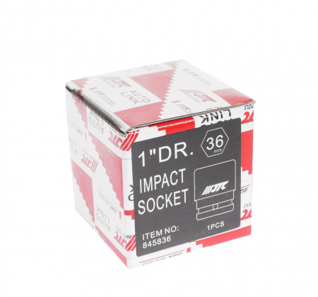 JTC Головка торцевая 1" 36мм ударная L=62мм JTC