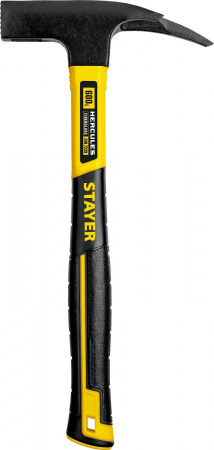 STAYER Hercules, 600 г, молоток кровельщика с фиберглассовой рукояткой, Professional (20201)