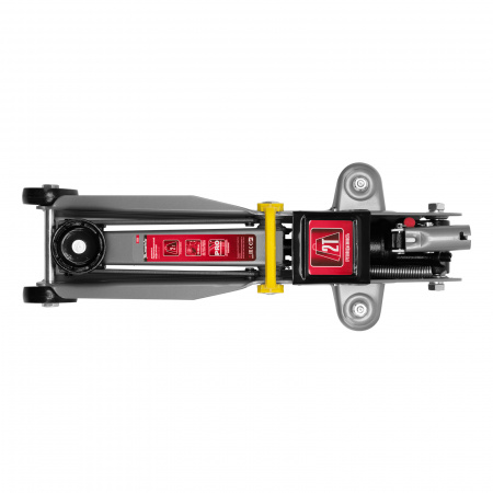 Домкрат гидравлический подкатной, 2 т, высота подъема 135-385 мм, в пластиковый кейсе Matrix