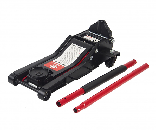 Домкрат гидравлический DP-30HL подкатной 3т, двухпоршневой, сверхнизкий, функция быстрого подъёма (высота подъёма 85-490мм) AUTOPROFI /1