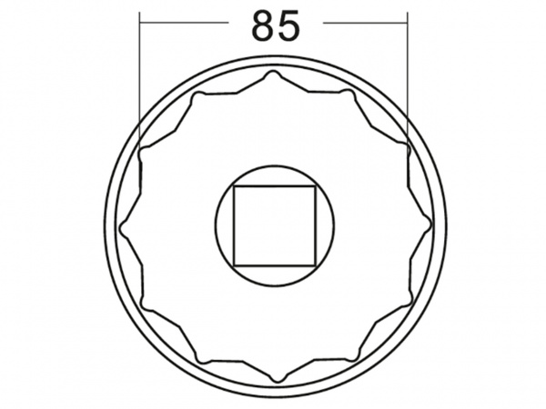 JTC Головка ступичная 85мм (IVECO) JTC