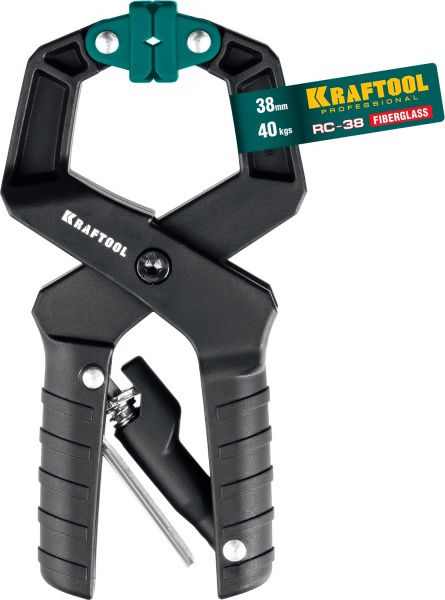 KRAFTOOL RC-38, 38 х 38 мм, зажимная струбцина (32224-04)