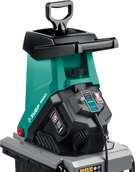 ЗУБР 2500 Вт, измельчитель садовый электрический (ЗИЭ-40-2500)