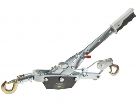 Лебедка RF-TRK8021-4 рычажная тяговая с доп. спусковым механизмом, 2т (двойное зубч. колесо,диаметр троса-5мм,длина троса- 1.5/3м) ROCKFORCE /1/6