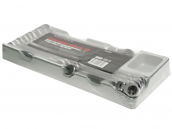 Набор ключей комбинированных RF-T51310F трещоточных с шарниром, 13пр.(8,10,11,12,13,14,15,16,17,18,19,21,22мм),в лотке ROCKFORCE /1/6 Набор ключей комбинированных RF-T51310F трещоточных с шарниром, 13пр.(8,10,11,12,13,14,15,16,17,18,19,21,22мм),в лотке ROCKFORCE /1/6