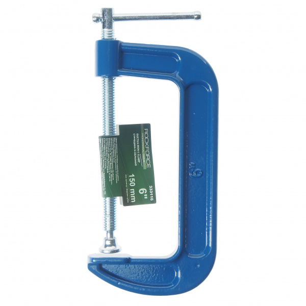 Струбцина RF-333116 G-образная "Profi" 6"-150мм (вес-1.73кг) ROCKFORCE /1