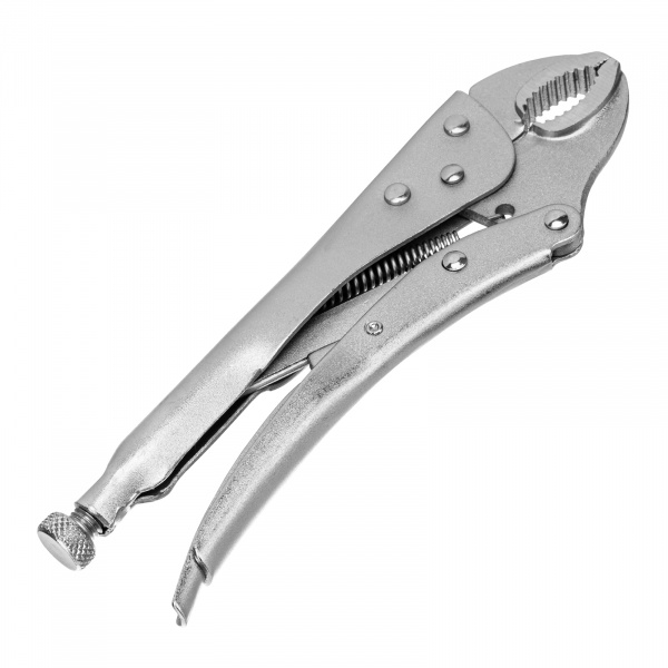 Зажим ручной, полукруглый захват, 220 мм// Сибртех