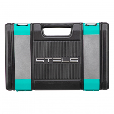 Набор инструментов 1/2", 1/4", CrV, 12 гранные головки, пластиковый кейс, 94 предмета Stels