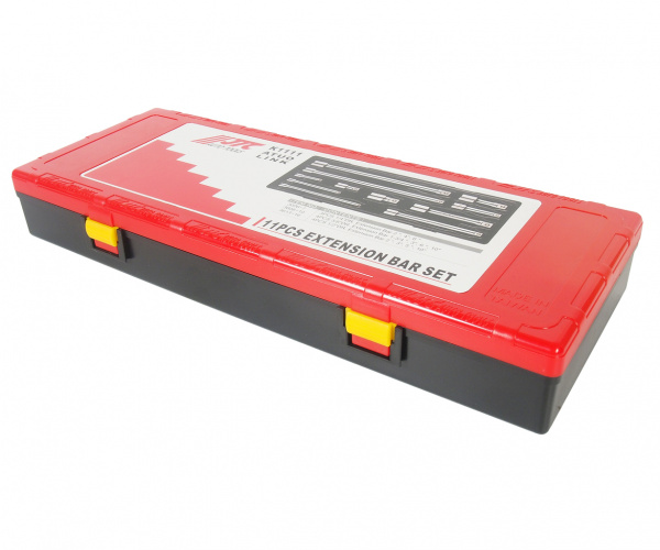 JTC Набор удлинителей 1/4",3/8",1/2" 11 предметов в кейсе JTC JTC Набор удлинителей 1/4",3/8",1/2" 11 предметов в кейсе JTC