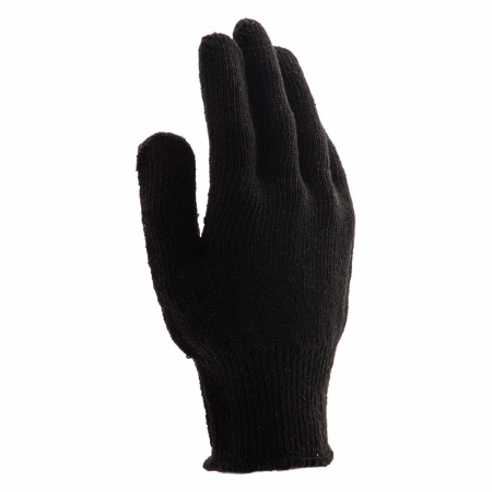 Перчатки хлопкоэфирные плюшевые, ПВХ "Точка", 7 кл, 55 гр Россия Сибртех