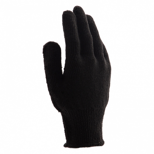 Перчатки хлопкоэфирные плюшевые, ПВХ "Точка", 7 кл, 55 гр Россия Сибртех