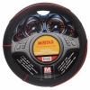 Оплетка руля MIS-17STW53 (M) черная с красным кантом MISTAR /1/25