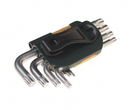 Набор ключей TORX RF-5098: Г-образных T10-T50 9пр. на пласт. держат.  ROCKFORCE /1/10/40