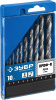 ЗУБР ПРОФ-В, 10 шт, (1-10 мм), сталь Р6М5, класс В, набор сверл по металлу, Профессионал (29621-H10)