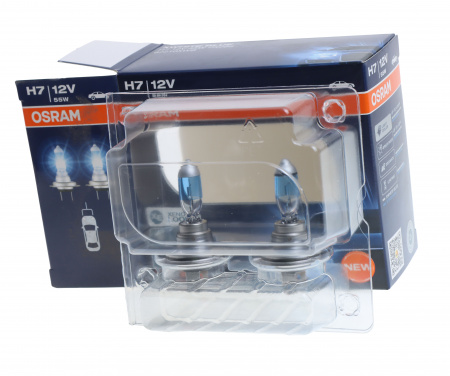 Автолампа H7 (55) PX26d+30% XWHITE BLUE 4000K (2шт) 12V OSRAM /1/10/100