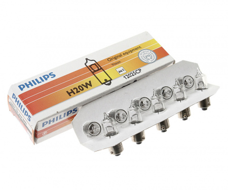 Автолампа T20W (BA9s) HALOGEN 12V PHILIPS /10/200