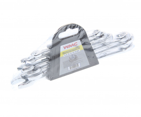 Набор ключей WMC-5068: комбинированных 6пр. (6, 8, 10, 12, 13, 14мм) в пластиковом держателе WMC TOOLS /1/48