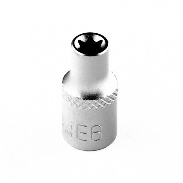 Головка торцевая 1/4, Е6, CrV Stels Головка торцевая 1/4, Е6, CrV Stels