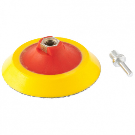 Насадка для дрели и УШМ с липучкой, 125 мм, мягкая Matrix