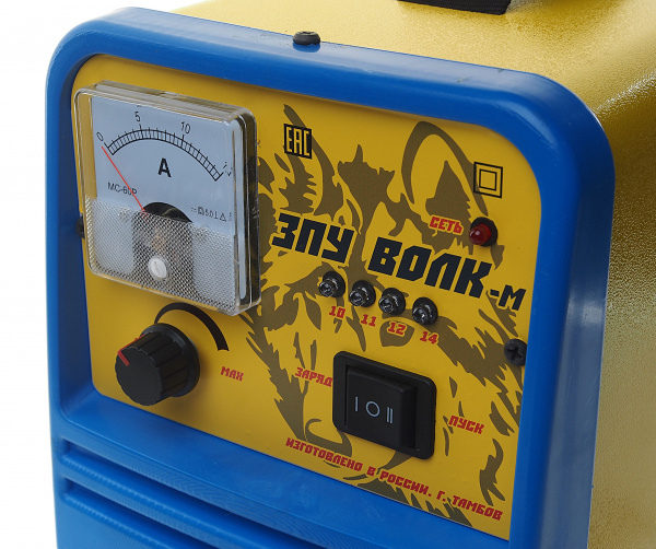 Зарядно-пусковое устройство ЗПУ-ВОЛК М для АКБ 12V (8-16A, в режиме пуска 180А) автомат 220V ТАМБОВ /1