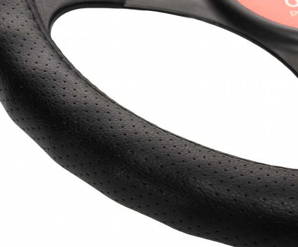 Оплетка руля AP-1912 BLACK (M)  "AUTOPROFI" экокожа AUTOPROFI 1/25