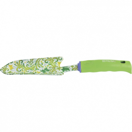 Совок посадочный узкий, 55 х 320 мм, стальной, пластиковая рукоятка, Flower Green, Palisad