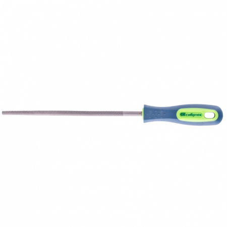 Напильник, 200 мм, круглый, двухкомпонентная рукоятка, №2 Сибртех