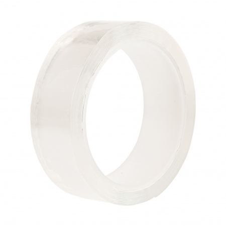 Скотч двухсторонний EW-103 NANO набор 2шт. (30мм х 5м, 0,8мм армированный, 30мм х 3м, 0,8мм прозрачный ) многоразовый сверхсильный  MEGAPOWER /1/10