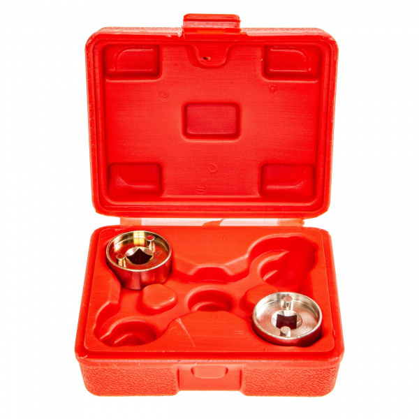 Набор головок ER-86128 для регулировки распределительного вала автомобилей группы VAG 2пр. (1.8/2.0 TFSI/TSI), в кейсе ЭВРИКА /1/30 Набор головок ER-86128 для регулировки распределительного вала автомобилей группы VAG 2пр. (1.8/2.0 TFSI/TSI), в кейсе ЭВРИКА /1/30