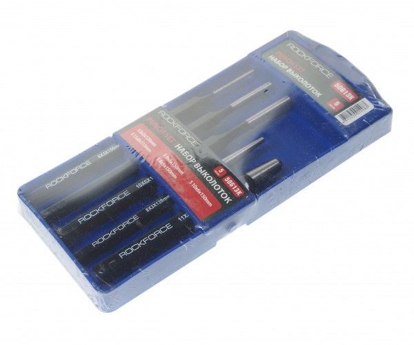 Набор выколоток RF-50613K: 5пр.(3х120мм,3х150мм,6х150мм,5х150мм,кернер 8х115мм) ROCKFORCE /1