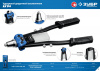 ЗУБР 2.4 - 6.4 мм, 390 мм, усиленный двуручный заклепочник, Профессионал (311971)