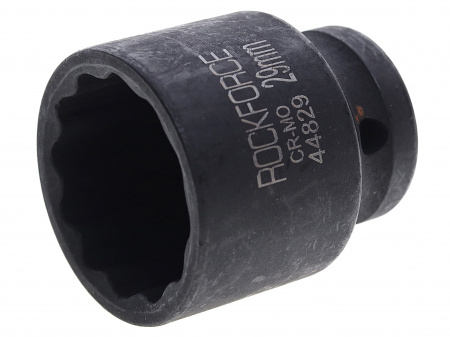Головка торцевая 29мм 1/2" 12-гранная ударная L=44мм ROCKFORCE RF-44829 /1/108 Головка торцевая 29мм 1/2" 12-гранная ударная L=44мм ROCKFORCE RF-44829 /1/108