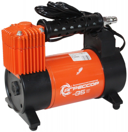 Компрессор АГРЕССОР AGR-35 поршневой 180W 150PSI (35л/мин) 12V AUTOPROFI /1/6