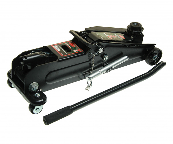 Домкрат гидравлический RF-TR30001 подкатной 3т с фиксацией+резиновая накладка (h min 135мм h max 385мм) ROCKFORCE /1