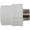 Муфта PP-R бел комб 25х1/2 НР Gigant GPM-25X12НР