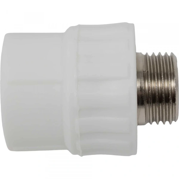 Муфта PP-R бел комб 25х1/2 НР Gigant GPM-25X12НР