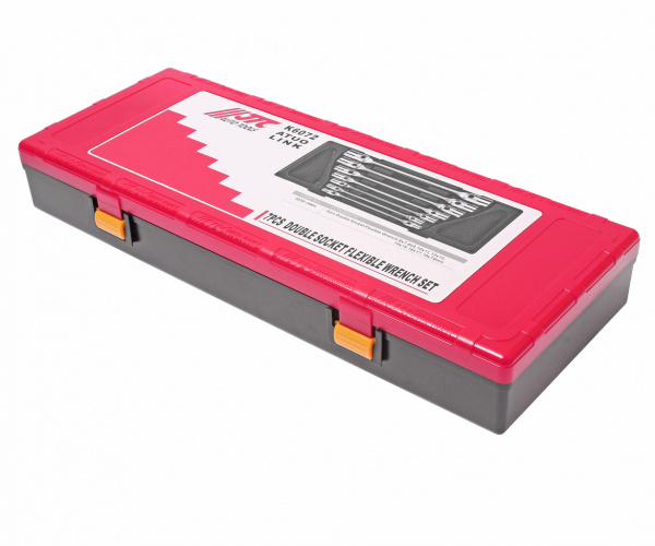 JTC Набор ключей торцевых 6-19мм шарнирных 7 предметов в кейсе JTC JTC Набор ключей торцевых 6-19мм шарнирных 7 предметов в кейсе JTC