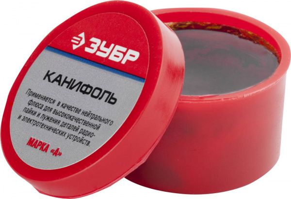 ЗУБР Канифоль ВС, 20 г, для паяльных работ, флюс (55470-020)