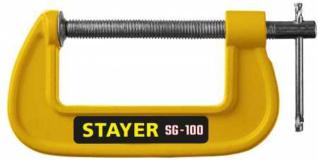 STAYER SG-100, 100 мм, чугунная струбцина G (3215-100)