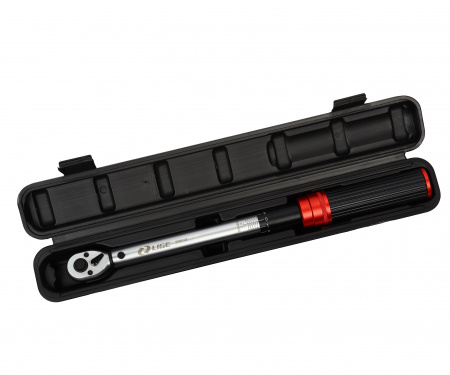 Ключ динамометрический 3/8" (20-120Nm) L-410мм с быстрой фиксацией, в кейсе LG-39802 LIGE /1/6 NEW