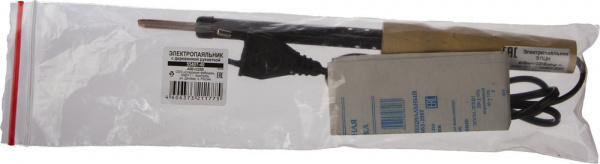 ЭПЦН Россия, 40 Вт, электропаяльник с деревянной рукояткой (55407-40)