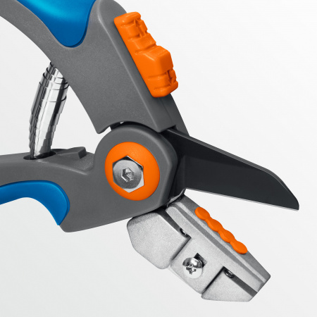 GRINDA P-56, 205 мм, легированная сталь, двухкомпонентные рукоятки, контактный секатор, PROLine (423456)