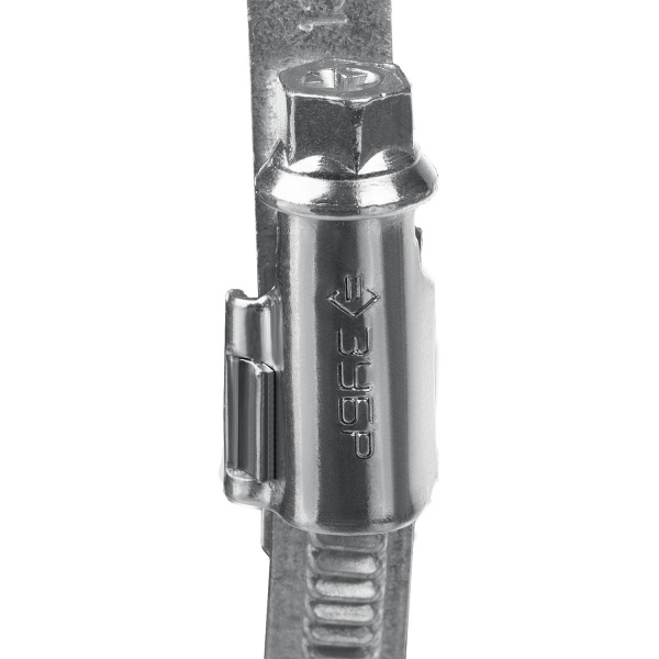 ЗУБР Х-9Н, 50 - 70 мм, накатная лента 9 мм, цинк, 50 шт, червячный хомут (37807-70)