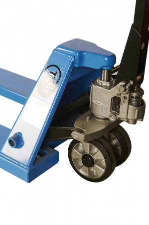 Тележка гидравлическая 2500 кг 2000 мм резиновые колеса TOR RHP