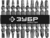 ЗУБР МХ-10, 10 шт, двусторонние длинные биты (26089-H10)