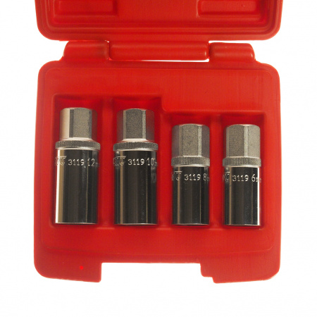JTC Набор шпильковертов 6-12мм 4 предмета в кейсе JTC