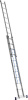 СИБИН 11 ступеней, со стабилизатором, алюминиевая, двухсекционная лестница (38823-11)