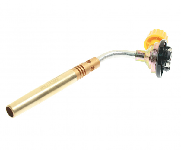 Горелка RF-195GB газовая на цанговый баллон (t-1300гр., L-195мм), в блистере ROCKFORCE /1 Горелка RF-195GB газовая на цанговый баллон (t-1300гр., L-195мм), в блистере ROCKFORCE /1